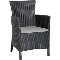 BEST Diningsessel »Napoli«, Kunststoff, BxHxT: 62 x 89 x 60 cm – grau Rabatt: 17 % BEST Diningsessel »Napoli«, Kunststoff, BxHxT: 62 x 89 x 60 cm – grau Rabatt: 17 %