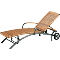 BEST Rollliege »Romantica«, Aluminium, verstellbares Kopfteil/Mehrfach verstellbares Fußteil – braun Rabatt: 17 % BEST Rollliege »Romantica«, Aluminium, verstellbares Kopfteil/Mehrfach verstellbares Fußteil – braun Rabatt: 17 %