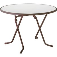 BEST Klapptisch »Primo«, BxHxT: 100 x 70 x 100 cm, Tischplatte: Alcolit – braun Rabatt: 17 % BEST Klapptisch »Primo«, BxHxT: 100 x 70 x 100 cm, Tischplatte: Alcolit – braun Rabatt: 17 %