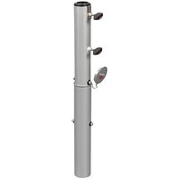 DOPPLER Bodenhülse, Aluminium, Rohrdurchmesser: 60 mm – silberfarben DOPPLER Bodenhülse, Aluminium, Rohrdurchmesser: 60 mm – silberfarben