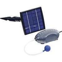 HEISSNER Teichbelüfter, 200 l/h, mit Solar-Modul – grau HEISSNER Teichbelüfter, 200 l/h, mit Solar-Modul – grau
