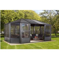 SOJAG Pavillon, rechteckig, BxT: 594 x 384 cm – grau Rabatt: 15 % SOJAG Pavillon, rechteckig, BxT: 594 x 384 cm – grau Rabatt: 15 %