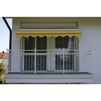 ANGERER FREIZEITMÖBEL Klemmmarkise, BxT: 400×150 cm, gelb gestreift ANGERER FREIZEITMÖBEL Klemmmarkise, BxT: 400×150 cm, gelb gestreift