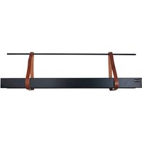 JULIANA Regal, LxBxH: 76 x 14,5 x 5,6 cm, Schwarz, Aluminium JULIANA Regal, LxBxH: 76 x 14,5 x 5,6 cm, Schwarz, Aluminium