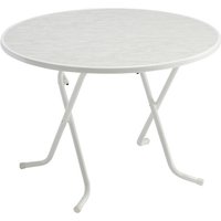 BEST Klapptisch »Primo«, BxHxT: 100 x 70 x 100 cm, Tischplatte: Alcolit – weiss Rabatt: 17 % BEST Klapptisch »Primo«, BxHxT: 100 x 70 x 100 cm, Tischplatte: Alcolit – weiss Rabatt: 17 %
