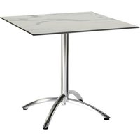 BEST Klapptisch »Firenze«, BxHxT: 80 x 73 x 80 cm, Tischplatte: HPL-Platte – silberfarben Rabatt: 17 % BEST Klapptisch »Firenze«, BxHxT: 80 x 73 x 80 cm, Tischplatte: HPL-Platte – silberfarben Rabatt: 17 %