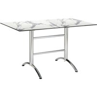 BEST Klapptisch »Firenze«, BxHxT: 130 x 73 x 80 cm, Tischplatte: HPL-Platte – silberfarben Rabatt: 17 % BEST Klapptisch »Firenze«, BxHxT: 130 x 73 x 80 cm, Tischplatte: HPL-Platte – silberfarben Rabatt: 17 %