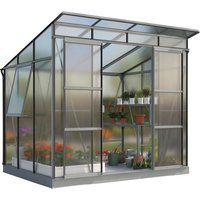 VITAVIA Gewächshaus »Freya«, 5,9 m², Kunststoff/Aluminium, winterfest – grau VITAVIA Gewächshaus »Freya«, 5,9 m², Kunststoff/Aluminium, winterfest – grau