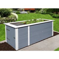 WEKA Hochbeet, BxHxL: 217,6 x 81 x 205 cm, Holz – grau WEKA Hochbeet, BxHxL: 217,6 x 81 x 205 cm, Holz – grau