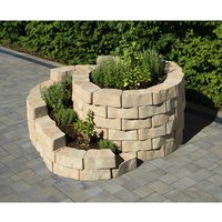 Mr. GARDENER Kräuterspirale, Beton, Strukturiert – beige Mr. GARDENER Kräuterspirale, Beton, Strukturiert – beige
