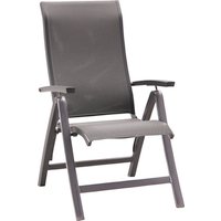 BEST Klappsessel »Larino«, Metall, BxHxT: 62 x 110 x 68 cm – grau BEST Klappsessel »Larino«, Metall, BxHxT: 62 x 110 x 68 cm – grau
