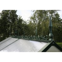 KGT Firstverzierung »alle KGT-Gewächshäuser (außer Flora und Rhodo)«, BxLxH: 10 x 200 x 30 cm, Aluminium – gruen KGT Firstverzierung »alle KGT-Gewächshäuser (außer Flora und Rhodo)«, BxLxH: 10 x 200 x 30 cm, Aluminium – gruen