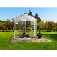 VITAVIA Gewächshaus »Juno«, 4,5 m², Kunststoff/Aluminium/ESG Glas, winterfest – weiss Rabatt: 26 % VITAVIA Gewächshaus »Juno«, 4,5 m², Kunststoff/Aluminium/ESG Glas, winterfest – weiss Rabatt: 26 %