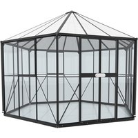 VITAVIA Gewächshaus »Juno«, 9 m², Kunststoff/Aluminium/ESG Glas, winterfest – schwarz VITAVIA Gewächshaus »Juno«, 9 m², Kunststoff/Aluminium/ESG Glas, winterfest – schwarz