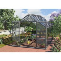 VITAVIA Gewächshaus »Mars«, B x L x H: 257 x 383 x 231,8 cm – grau VITAVIA Gewächshaus »Mars«, B x L x H: 257 x 383 x 231,8 cm – grau