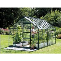 VITAVIA Gewächshaus »Merkur«, 11,5 m², Aluminium/ESG Glas, winterfest – gruen VITAVIA Gewächshaus »Merkur«, 11,5 m², Aluminium/ESG Glas, winterfest – gruen