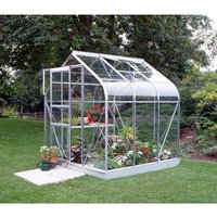 VITAVIA Gewächshaus »Orion«, B x L x H: 201,5 x 195 x 231 cm – silberfarben VITAVIA Gewächshaus »Orion«, B x L x H: 201,5 x 195 x 231 cm – silberfarben