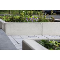Mr. GARDENER L-Stein, BxHxL: 30 x 55 x 100 cm, Beton – grau Mr. GARDENER L-Stein, BxHxL: 30 x 55 x 100 cm, Beton – grau
