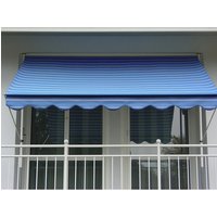 ANGERER FREIZEITMÖBEL Klemmmarkise, BxT: 350×150 cm, blau gestreift ANGERER FREIZEITMÖBEL Klemmmarkise, BxT: 350×150 cm, blau gestreift