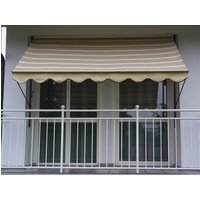 ANGERER FREIZEITMÖBEL Klemmmarkise, BxT: 400×150 cm, beige gestreift ANGERER FREIZEITMÖBEL Klemmmarkise, BxT: 400×150 cm, beige gestreift