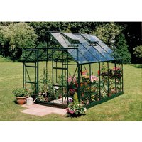 HALLS Gewächshaus »Magnum 108«, BxT: 257 x 322 cm, 3 mm Blankglas – gruen HALLS Gewächshaus »Magnum 108«, BxT: 257 x 322 cm, 3 mm Blankglas – gruen