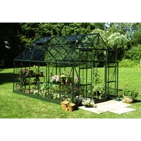 HALLS Gewächshaus »Magnum 128«, BxT: 257 x 384 cm, 3 mm Sicherheitsglas – gruen HALLS Gewächshaus »Magnum 128«, BxT: 257 x 384 cm, 3 mm Sicherheitsglas – gruen