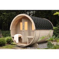 WOLFF FINNHAUS Gartenhaus »Basic«, Holz, BxHxT: 205 x 210 x 280 cm (Außenmaße inkl. Dachüberstand) – beige Rabatt: 6 % WOLFF FINNHAUS Gartenhaus »Basic«, Holz, BxHxT: 205 x 210 x 280 cm (Außenmaße inkl. Dachüberstand) – beige Rabatt: 6 %