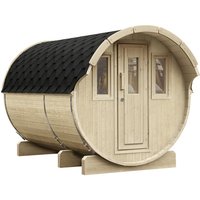 WOLFF FINNHAUS Fasssauna »Basic«, Fichtenholz, beige, 6 Personen WOLFF FINNHAUS Fasssauna »Basic«, Fichtenholz, beige, 6 Personen