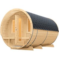 WOLFF FINNHAUS Fasssauna »De luxe«, Fichtenholz, beige, 6 Personen WOLFF FINNHAUS Fasssauna »De luxe«, Fichtenholz, beige, 6 Personen