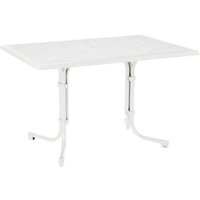 BEST Tisch »Boulevard«, BxHxT: 120 x 72 x 80 cm, Tischplatte: Werzalit – weiss Rabatt: 17 % BEST Tisch »Boulevard«, BxHxT: 120 x 72 x 80 cm, Tischplatte: Werzalit – weiss Rabatt: 17 %