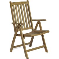GARDEN PLEASURE Hochlehner »Solo«, BxTxH: 61 x 62 x 103,5 cm, Holz – braun GARDEN PLEASURE Hochlehner »Solo«, BxTxH: 61 x 62 x 103,5 cm, Holz – braun