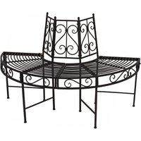 GARDEN PLEASURE Gartenbank »Narvi«, Metall, BxHxT: 124 x 82 x 63 cm – braun GARDEN PLEASURE Gartenbank »Narvi«, Metall, BxHxT: 124 x 82 x 63 cm – braun