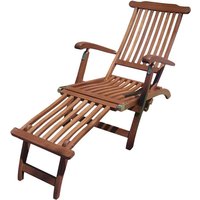 GARDEN PLEASURE Gartenliege »Phoenix«, Eukalyptusholz – braun GARDEN PLEASURE Gartenliege »Phoenix«, Eukalyptusholz – braun