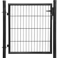 FLORAWORLD Einzeltor »Classic«, Türmaße BxH: 94 x 175 cm – schwarz FLORAWORLD Einzeltor »Classic«, Türmaße BxH: 94 x 175 cm – schwarz