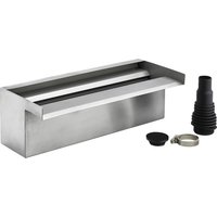 OASE Wasserfall, B x H: 30 x 12,6 cm, Edelstahl, edelstahlfarben – silberfarben OASE Wasserfall, B x H: 30 x 12,6 cm, Edelstahl, edelstahlfarben – silberfarben