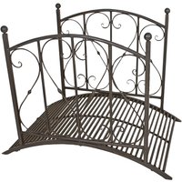 GARDEN PLEASURE Gartenbrücke »Taupo«, Stahl, rostfarben – braun GARDEN PLEASURE Gartenbrücke »Taupo«, Stahl, rostfarben – braun