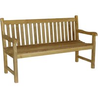 GARDEN PLEASURE Gartenbank »Solo«, Holz, 3-Sitzer, BxHxT: 150 x 92 x 63 cm – braun GARDEN PLEASURE Gartenbank »Solo«, Holz, 3-Sitzer, BxHxT: 150 x 92 x 63 cm – braun