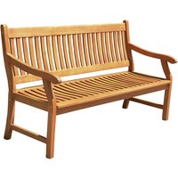 GARDEN PLEASURE Gartenbank »New Jersey«, Holz, 3-Sitzer, BxHxT: 158 x 90 x 68 cm – braun GARDEN PLEASURE Gartenbank »New Jersey«, Holz, 3-Sitzer, BxHxT: 158 x 90 x 68 cm – braun