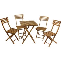 GARDEN PLEASURE Balkonmöbelset »Alameda«, 4 Sitzplätze – braun GARDEN PLEASURE Balkonmöbelset »Alameda«, 4 Sitzplätze – braun