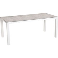 BEST Tisch »Houston«, BxHxT: 210 x 74,5 x 90 cm, Tischplatte: Keramik/Glas – weiss Rabatt: 17 % BEST Tisch »Houston«, BxHxT: 210 x 74,5 x 90 cm, Tischplatte: Keramik/Glas – weiss Rabatt: 17 %