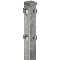 FLORAWORLD Eckpfosten, Stahl, BxHxL: 6 x 6 x 240 cm – silberfarben FLORAWORLD Eckpfosten, Stahl, BxHxL: 6 x 6 x 240 cm – silberfarben