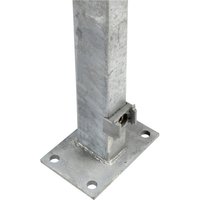 FLORAWORLD Pfosten, Stahl, BxHxL: 15 x 10 x 169,3 cm – silberfarben FLORAWORLD Pfosten, Stahl, BxHxL: 15 x 10 x 169,3 cm – silberfarben