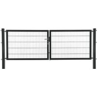 FLORAWORLD Doppeltor, System »Premium«, Türmaße BxH: 300 x 120 cm, mit Zylinderschloss – schwarz FLORAWORLD Doppeltor, System »Premium«, Türmaße BxH: 300 x 120 cm, mit Zylinderschloss – schwarz