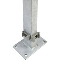 FLORAWORLD Eckpfosten, Stahl, BxHxL: 15 x 10 x 169,3 cm – grau FLORAWORLD Eckpfosten, Stahl, BxHxL: 15 x 10 x 169,3 cm – grau