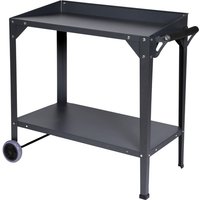 FLORAWORLD Pflanzwagen, BxHxT: 95 x 81 x 55 cm, Stahlblech – grau FLORAWORLD Pflanzwagen, BxHxT: 95 x 81 x 55 cm, Stahlblech – grau