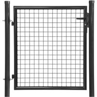 FLORAWORLD Einzeltor »Standard«, Türmaße BxH: 94 x 100 cm – schwarz FLORAWORLD Einzeltor »Standard«, Türmaße BxH: 94 x 100 cm – schwarz