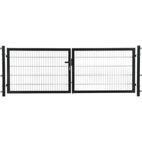 FLORAWORLD Doppeltor »comfort«, Türmaße BxH: 300 x 80 cm – schwarz FLORAWORLD Doppeltor »comfort«, Türmaße BxH: 300 x 80 cm – schwarz