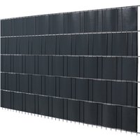 FLORAWORLD Sichtschutzstreifen »standard«, PVC, LxH: 2050 x 24 cm – grau FLORAWORLD Sichtschutzstreifen »standard«, PVC, LxH: 2050 x 24 cm – grau