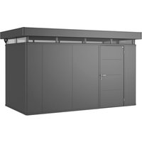 BIOHORT Gerätehaus »CasaNova«, BxHxT: 430 x 250 x 230 cm (Aufstellmaße), Stahl – grau BIOHORT Gerätehaus »CasaNova«, BxHxT: 430 x 250 x 230 cm (Aufstellmaße), Stahl – grau