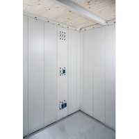 BIOHORT Elektro-Montagepaneel »Neo«, E-Montagepaneel für Gerätehaus Europa, LxB: 28 x 204 cm – grau BIOHORT Elektro-Montagepaneel »Neo«, E-Montagepaneel für Gerätehaus Europa, LxB: 28 x 204 cm – grau